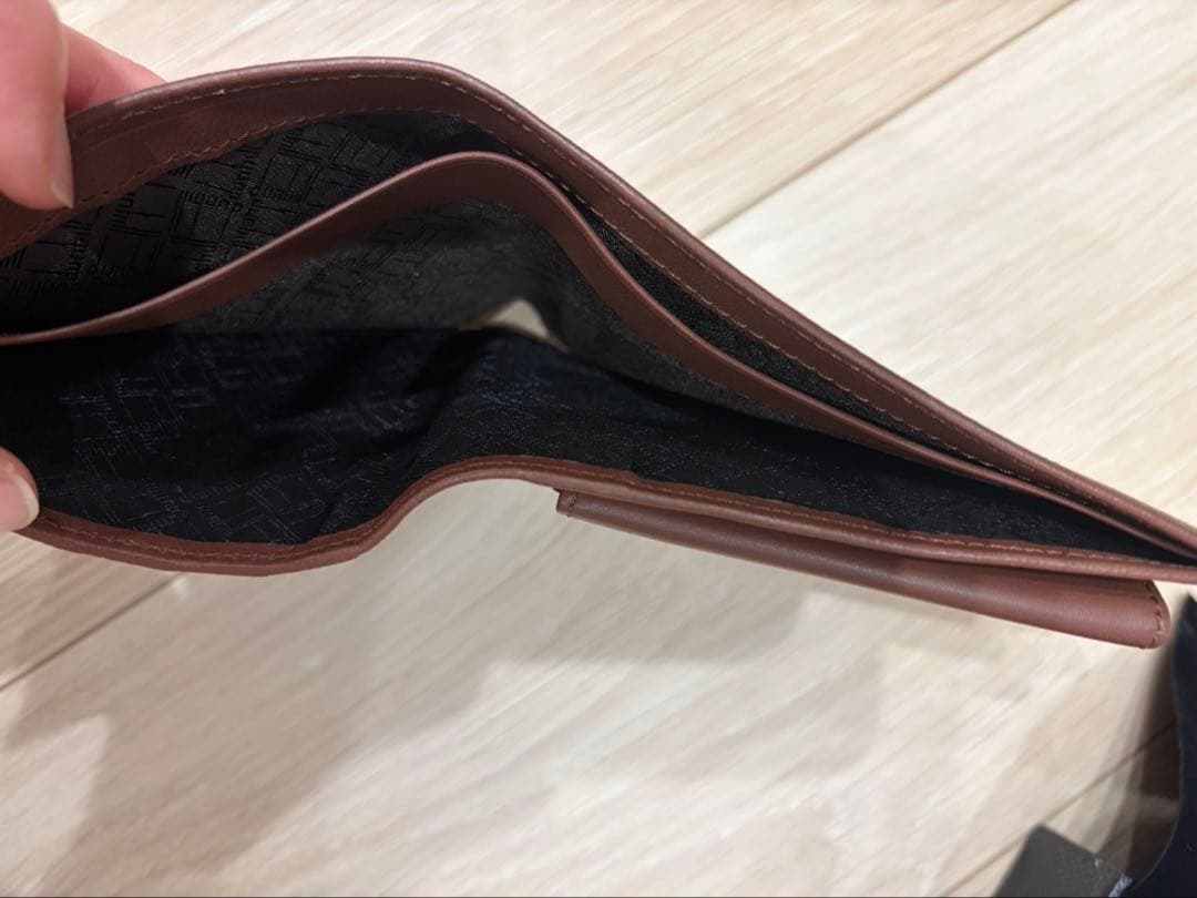 【新品未使用】dunhillブラウン 二つ折り財布