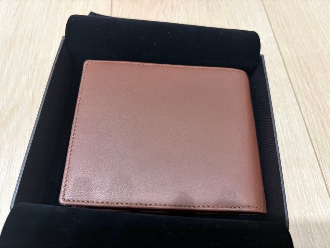 【新品未使用】dunhillブラウン 二つ折り財布