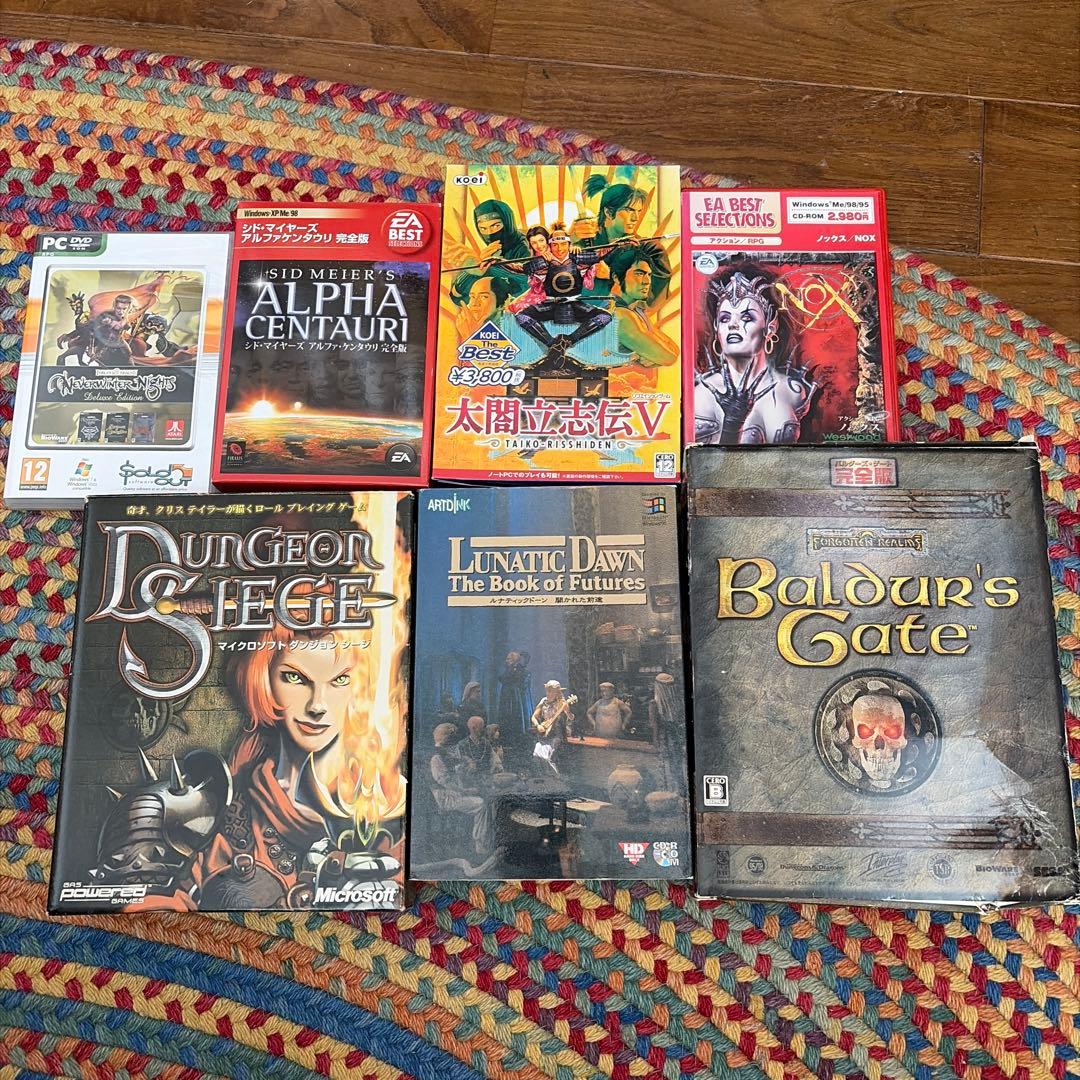 パソコンゲームソフト　7点セット