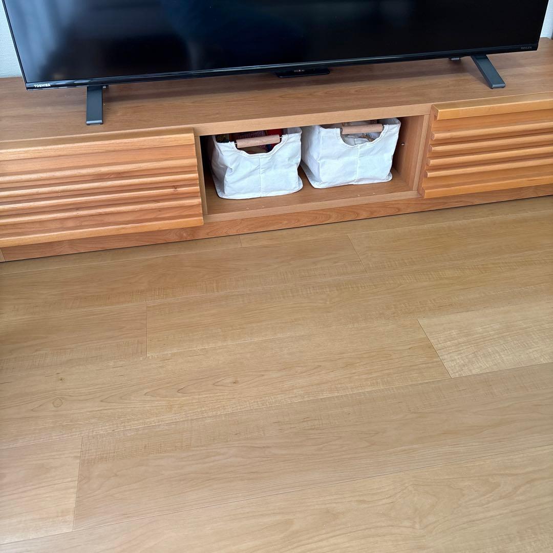 テレビボード　W150cm 日本製　大川家具　無垢材　天然木