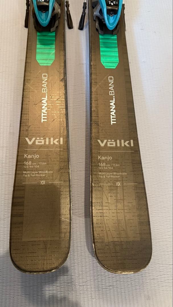 2021 VOLKL KANJO 168㎝ オールマウンテンスキー　幅84㎜
