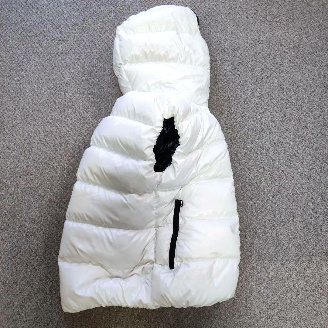 美品 DUVETICA ダウンベスト 白 レディースM 42 FEBE 627