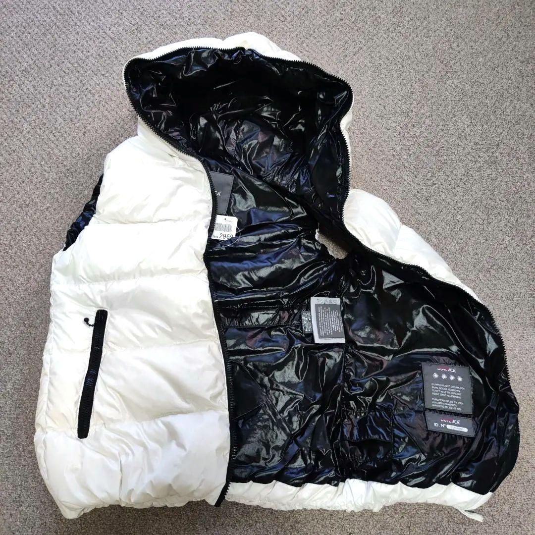 美品 DUVETICA ダウンベスト 白 レディースM 42 FEBE 627
