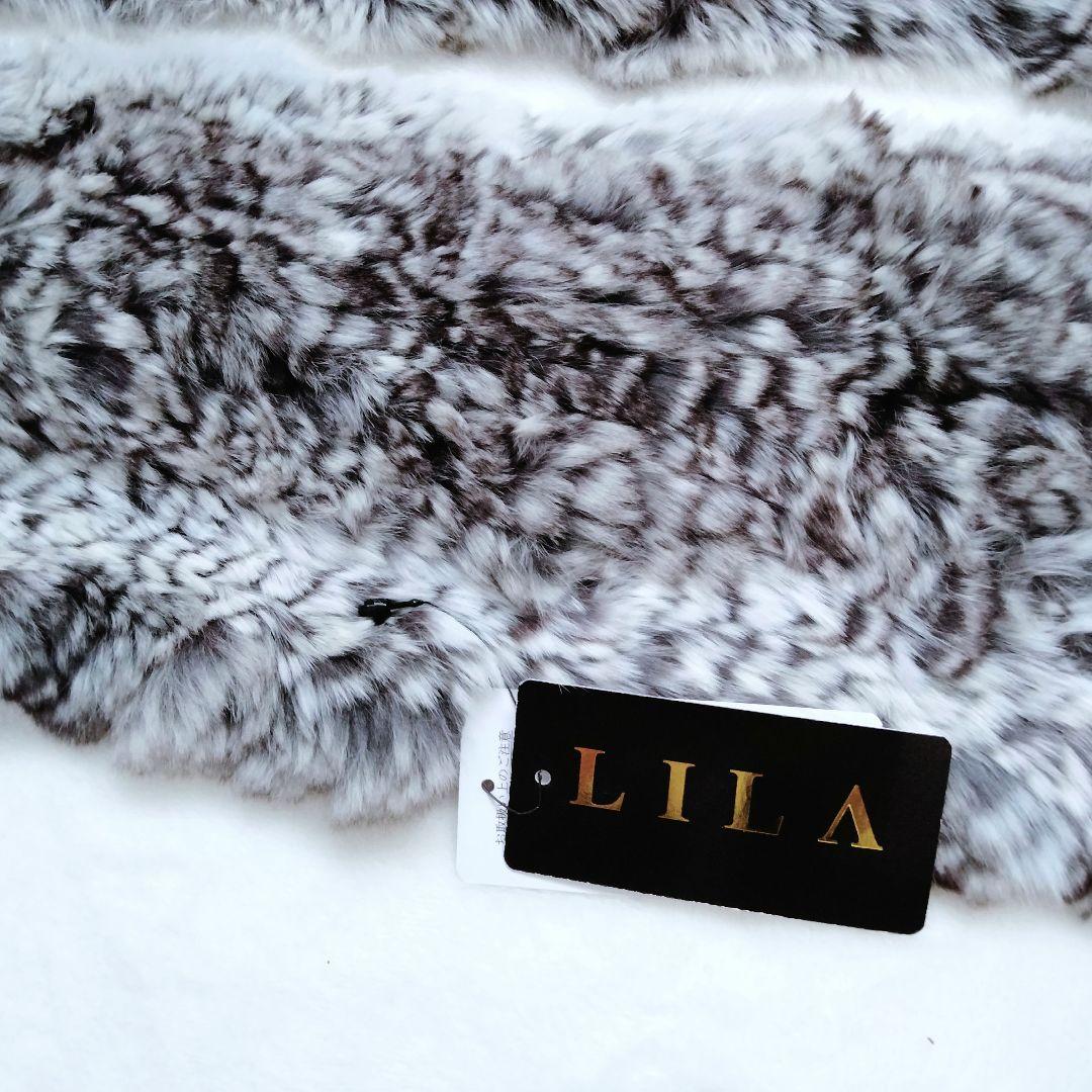 未使用タグ付き✨️ チンチラファー リアルファー マフラー