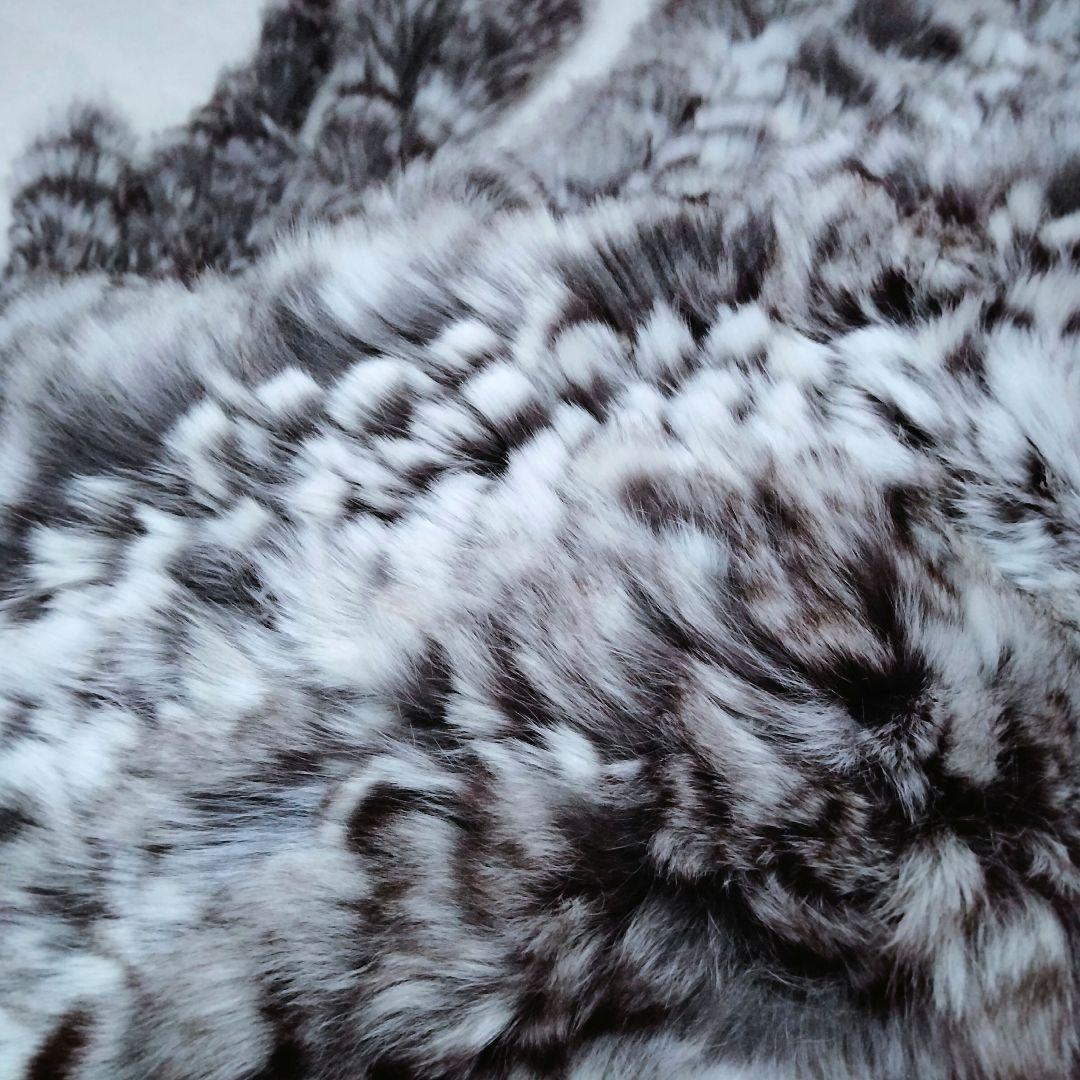 未使用タグ付き✨️ チンチラファー リアルファー マフラー