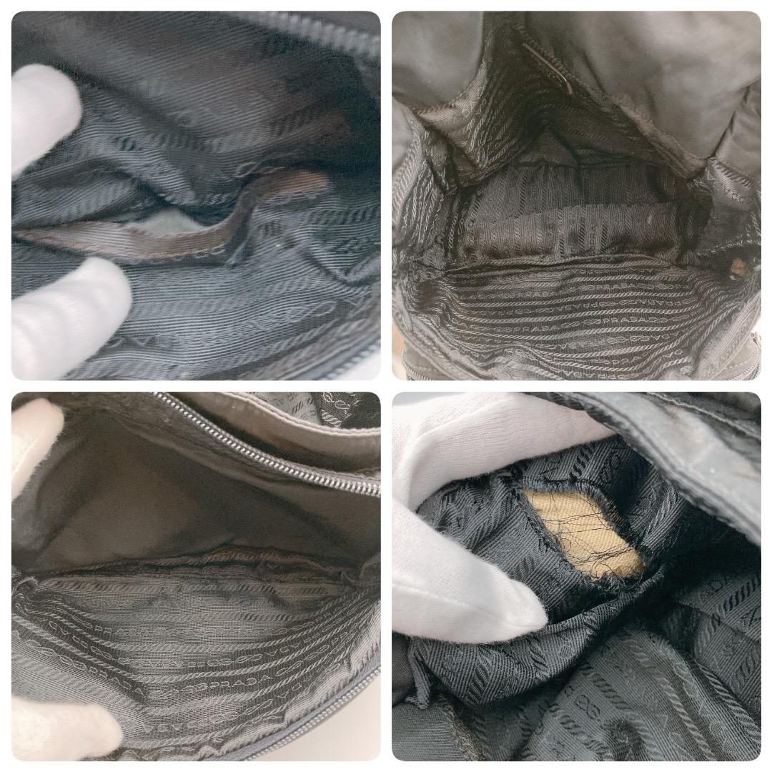 PRADA プラダ ショルダーバッグ フラップ ロゴ　ブラック カメラバッグ