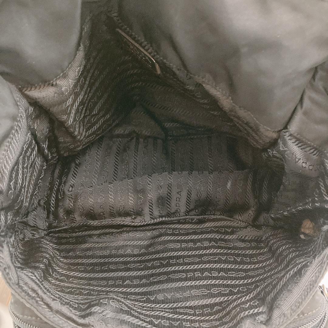 PRADA プラダ ショルダーバッグ フラップ ロゴ　ブラック カメラバッグ