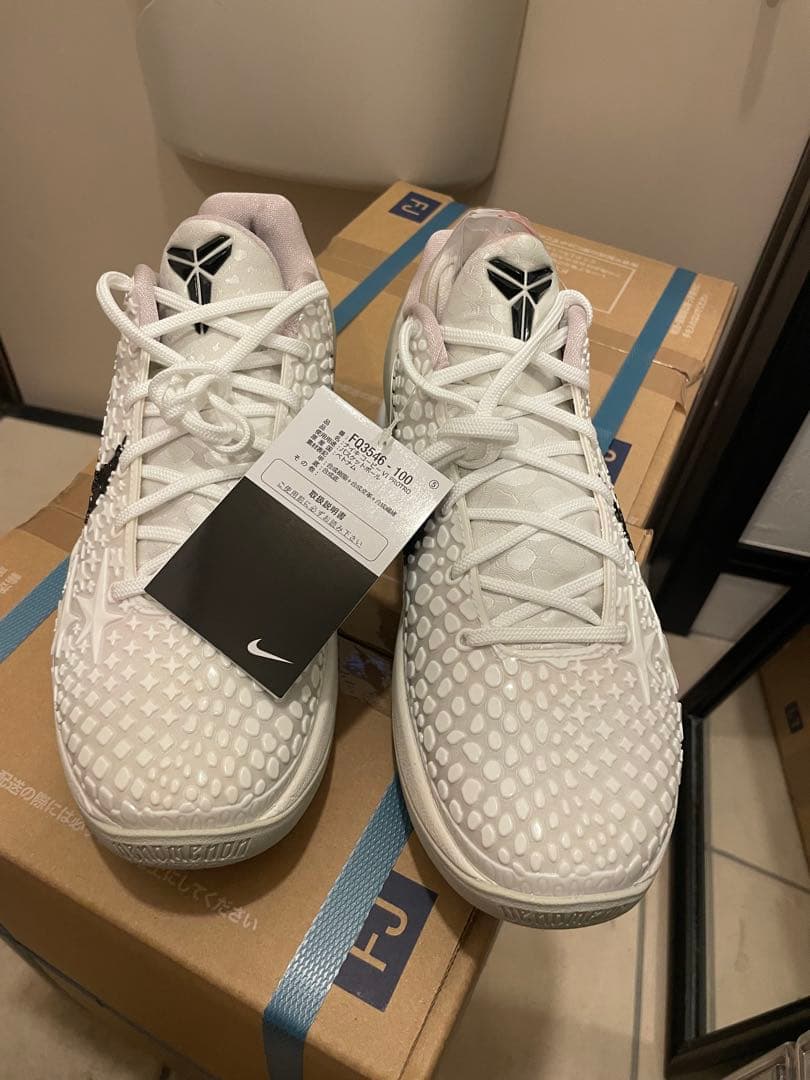 シューズ(男性用) Nike Kobe6 Protro ALL STAR \"Sail\" 25.5cm