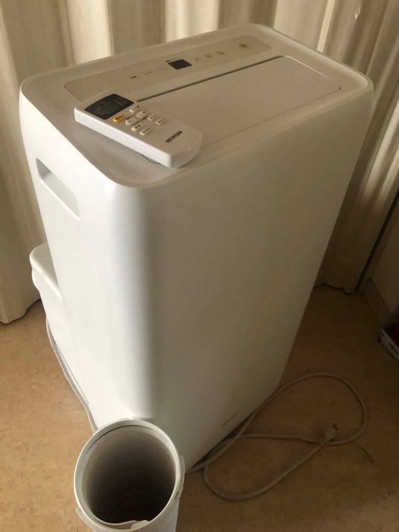 【値下げ】IRIS OHYAMA ポータブルクーラー　工事不要冷風7〜10畳用