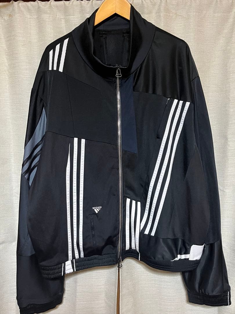 adidas 再構築 ドッキング リメイク ジャージ トラックジャケット