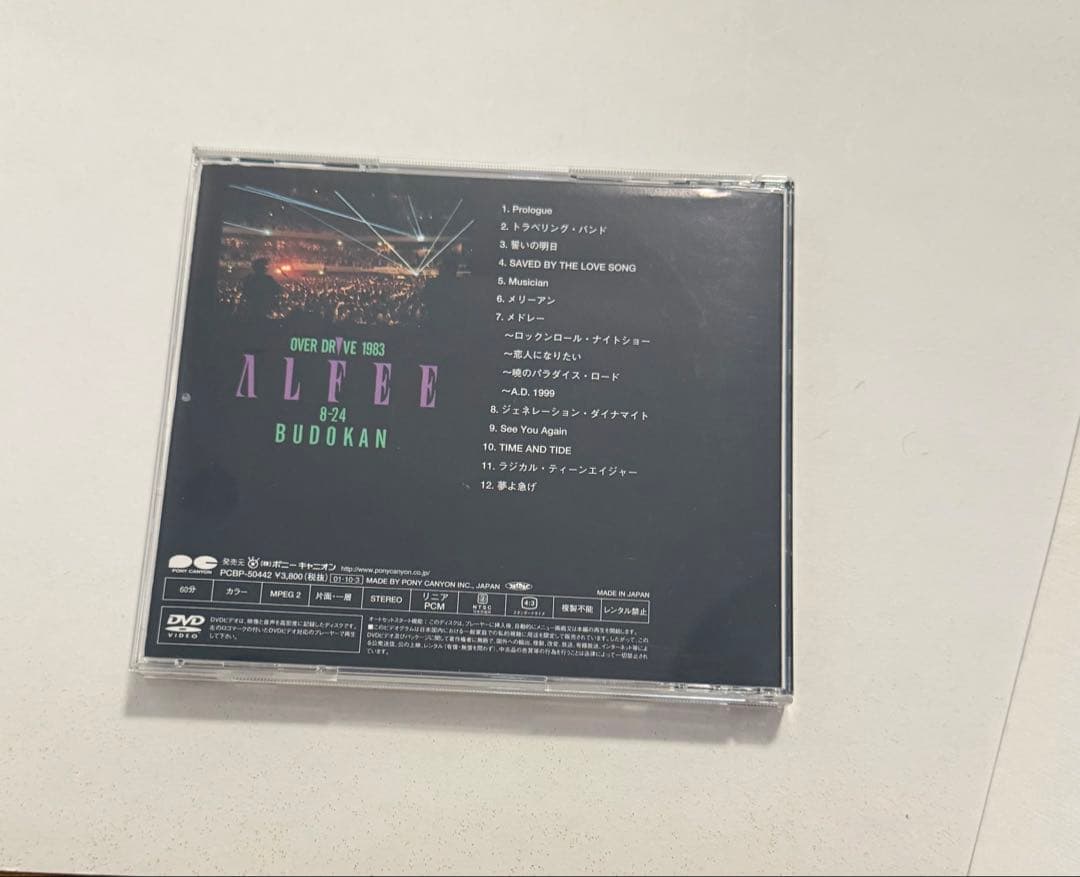 帯付THE ALFEE OVER DRIVE 1983