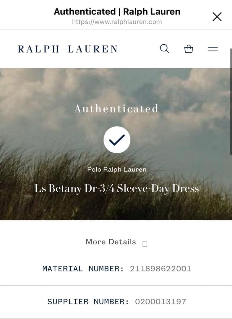 POLO RALPH LAUREN(ポロラルフローレン)：ロングワンピース