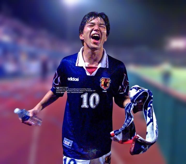 adidas 日本代表 炎 10番 名波　1997　ワールドカップ（Lサイズ）