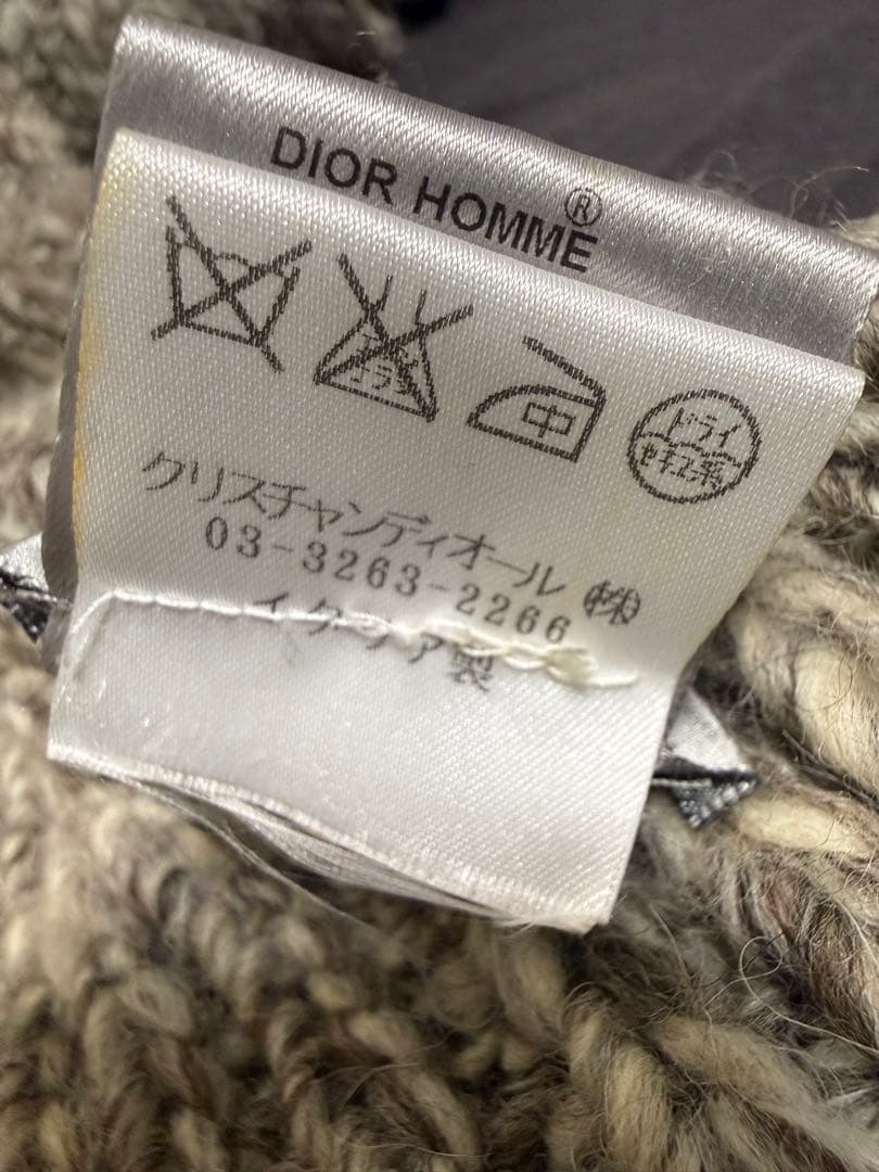 Dior クリスチャンディオール　イタリア製　グレー　マフラー