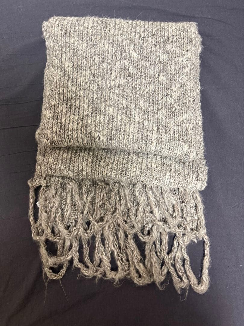 Dior クリスチャンディオール　イタリア製　グレー　マフラー