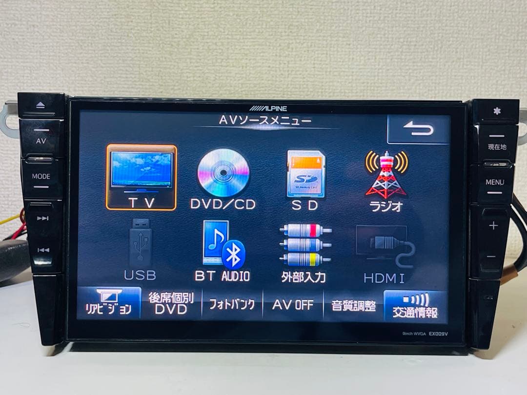 ALPINE カーナビ　EX009V PRIUS専用ナビゲーション