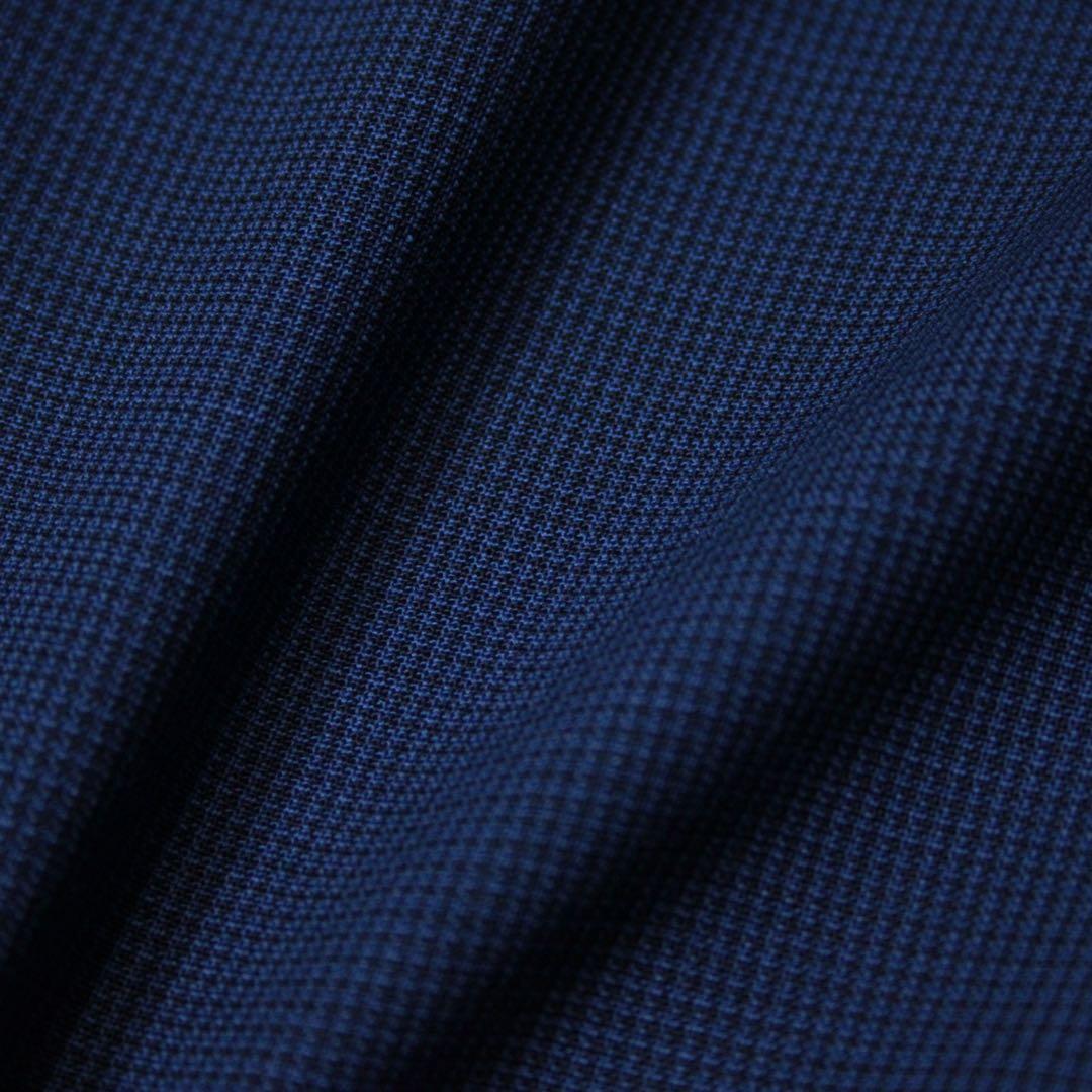 極美品 トゥモローランド DRAGO モヘア混 セットアップスーツ ブルー 48