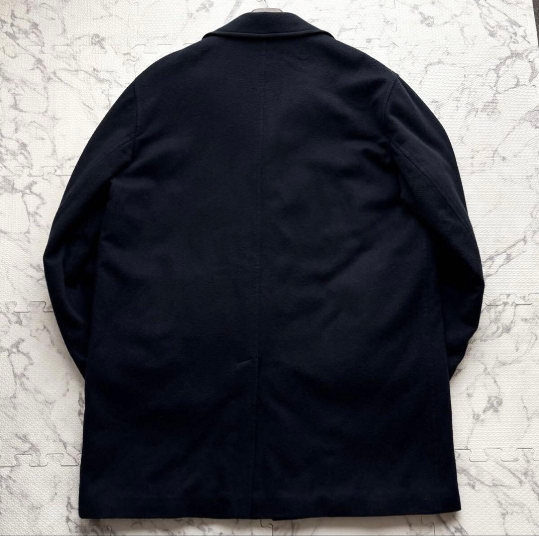 極美品✨エルメネジルドゼニア 最高級革タグ カシミヤ100% チェスターコート