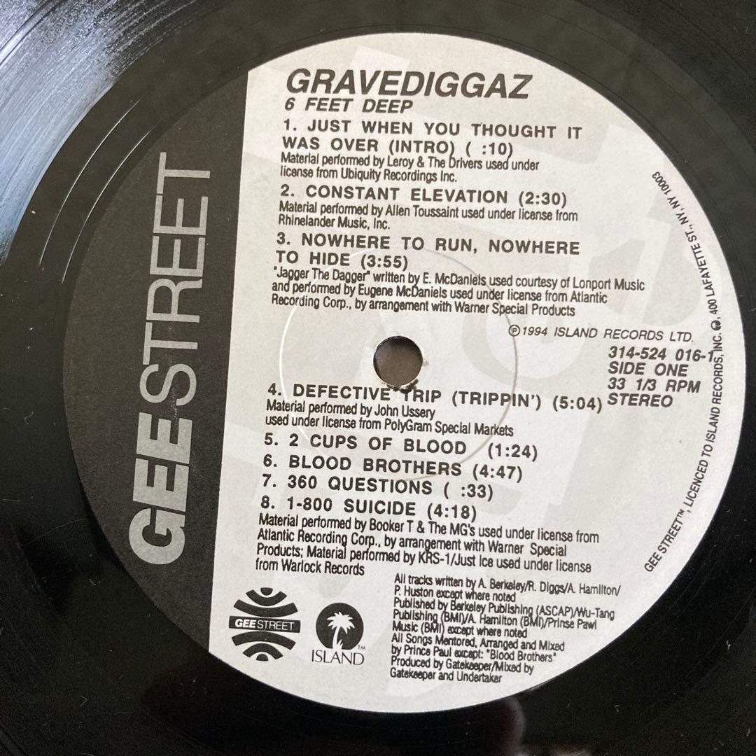 洋楽 Gravediggaz / 6Feet Deep