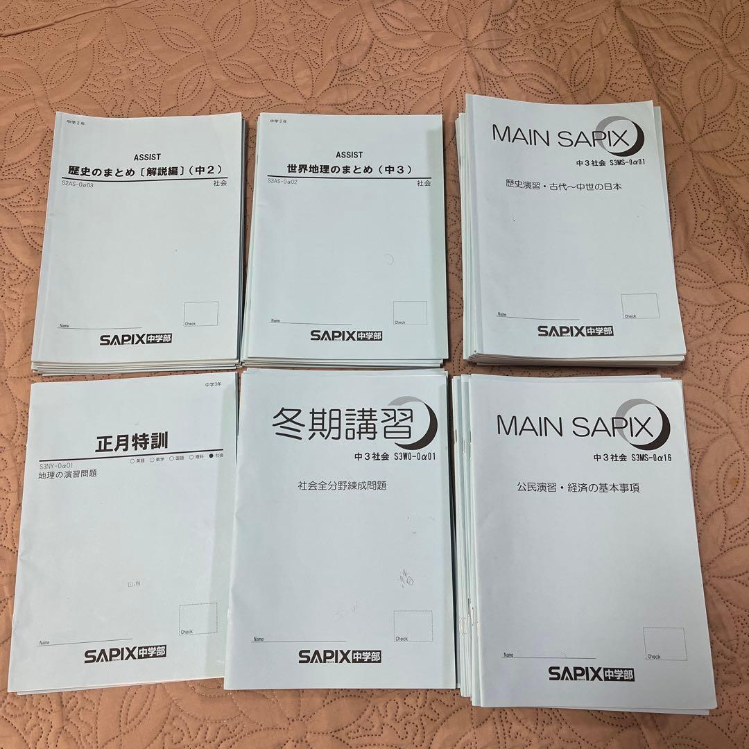SAPIX中学部 社会
