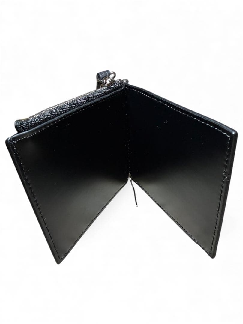 Waison Wargiela ブラック 二つ折り財布　マネークリップ