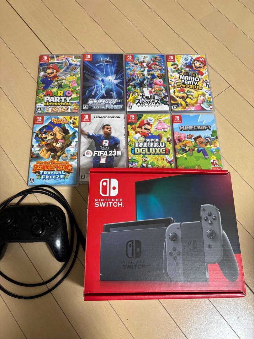 Nintendo Switch 本体 + ゲーム8本セット