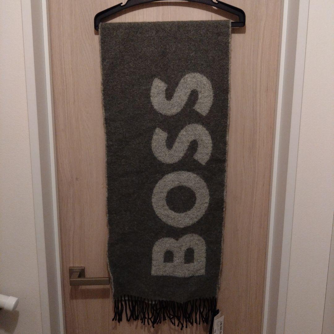 HUGO BOSS ロゴ入り グレー／ライトグレー