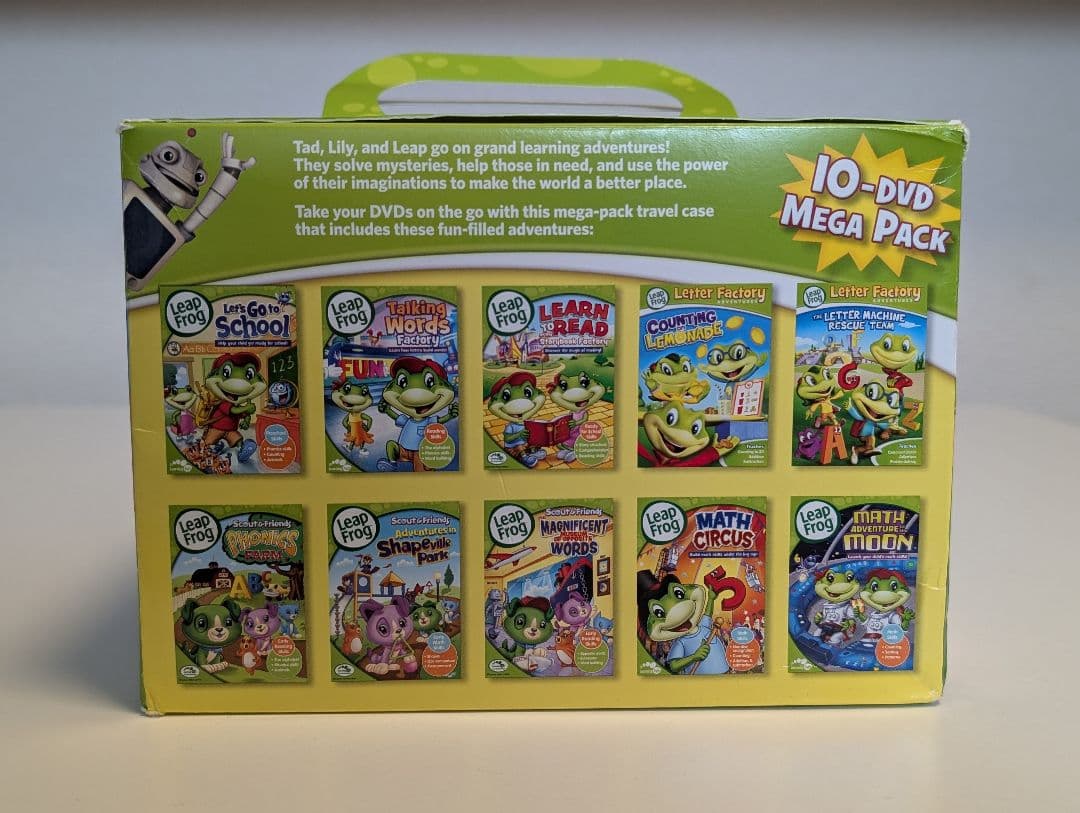 【9枚新品未開封　1枚開封済み】LeapFrog 10枚組 DVDセットパック