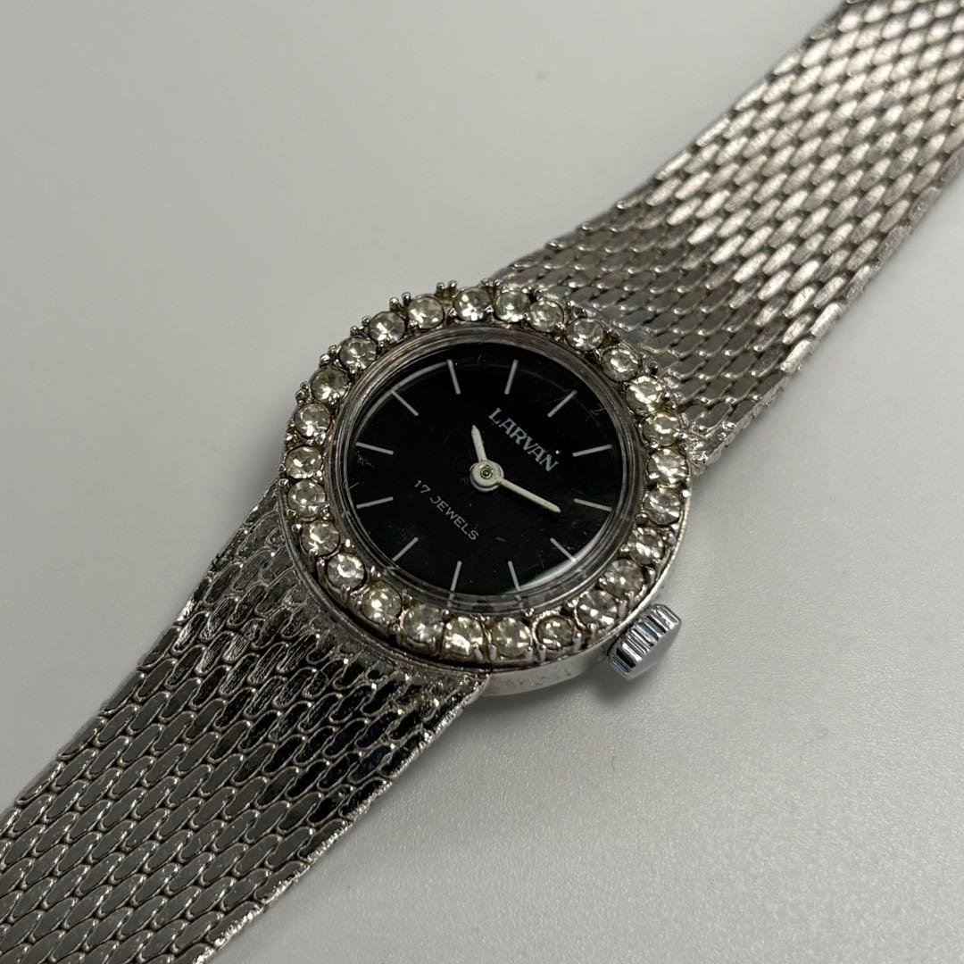 デッドストック品 LARVAN ラーバン スイス製手巻腕時計 OH済
