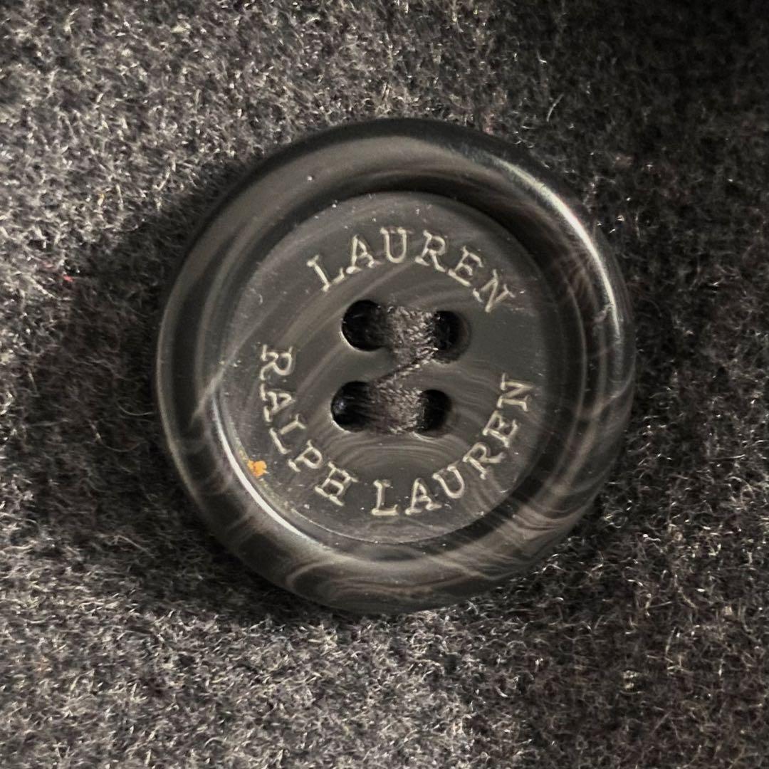 美品 ローレンラルフローレン カシミヤ混2WAY ウールトレンチコート L-LL