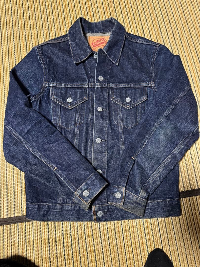 DENIME ドゥニーム デニムジャケット Gジャン W40 L相当　濃紺 古着