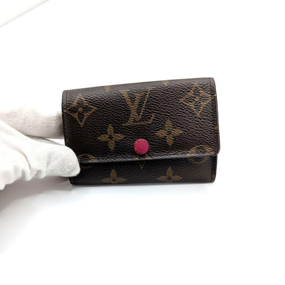 ✨️美品！✨️ルイヴィトン　キーケース　6連　ミュルティクレ　フューシャ