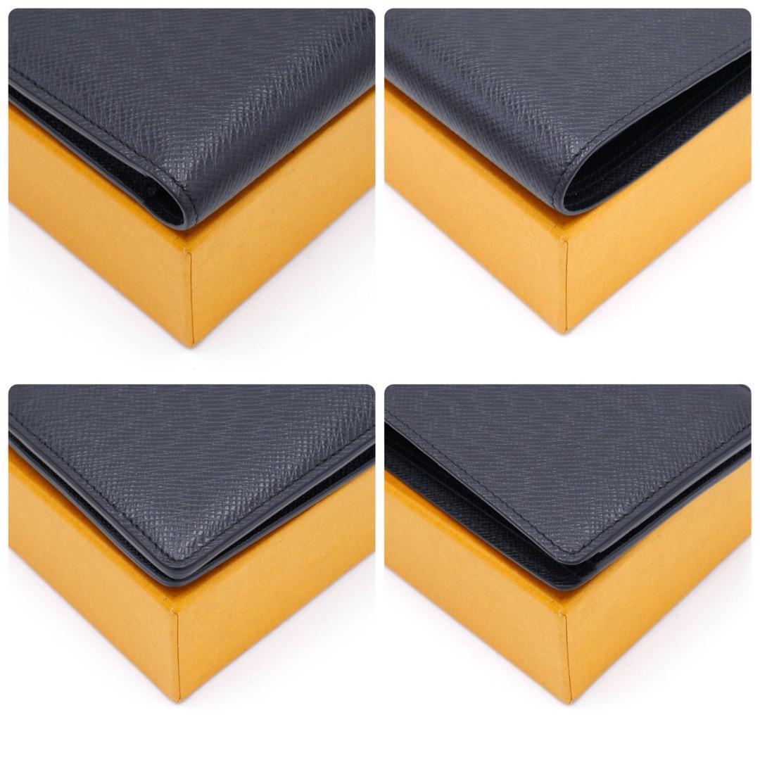 ルイヴィトン タイガ 二つ折り財布 ミュルティプル ブラック 黒 札入れ