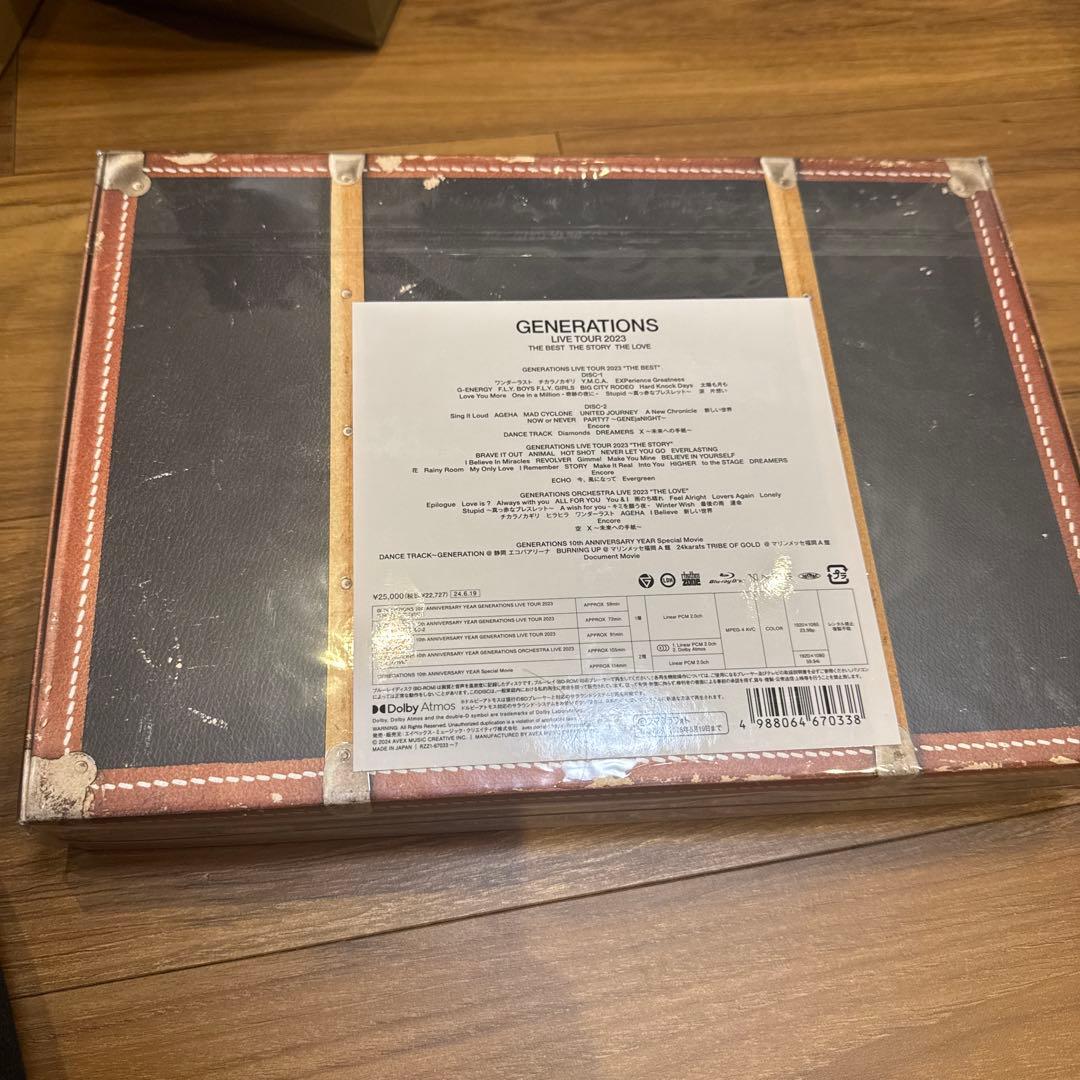 ミュージック GENERATIONS LIVE TOUR 2023 DVD