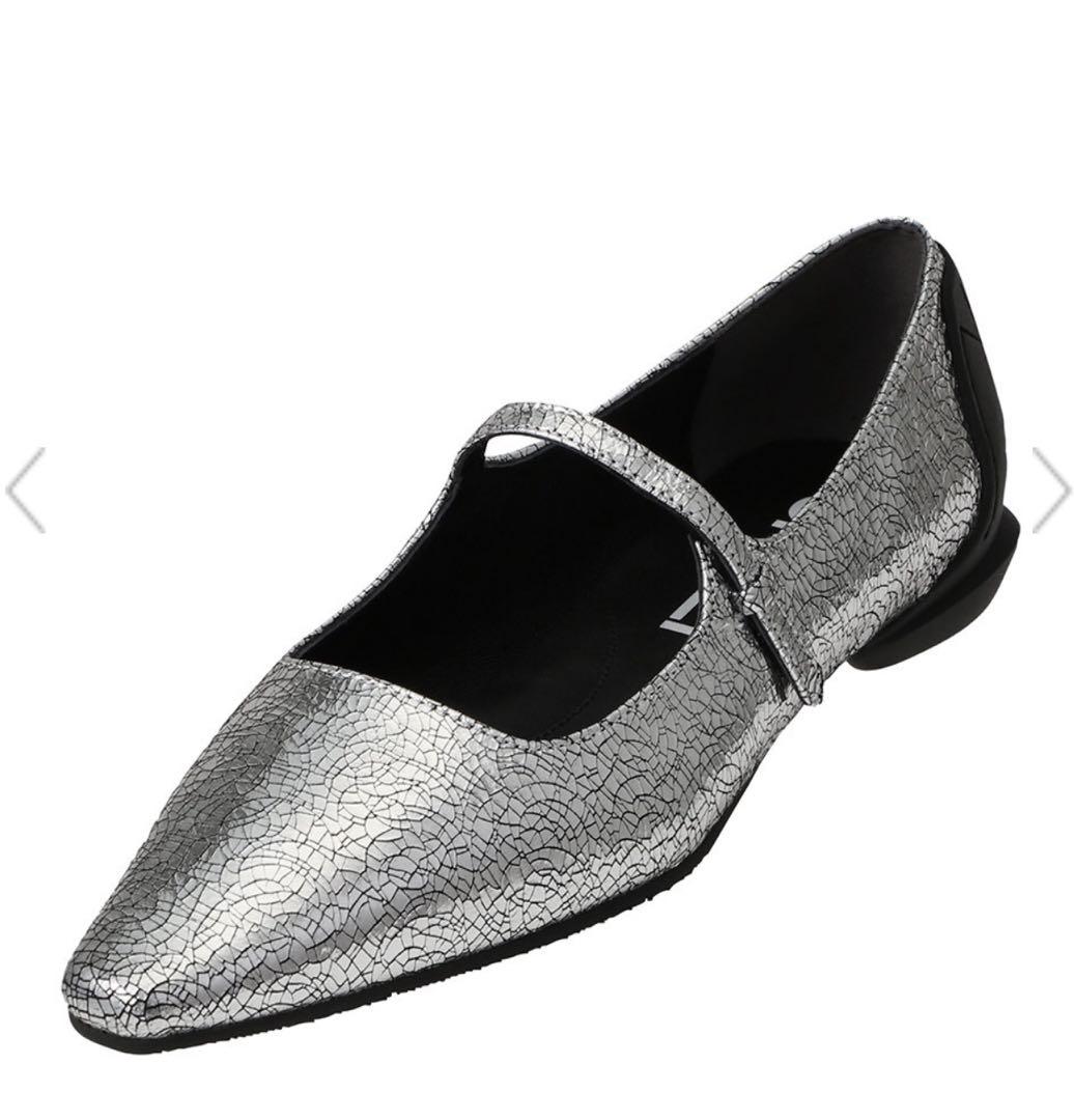 新品⭐︎SHISEI シルバー メリージェーン フラットシューズ