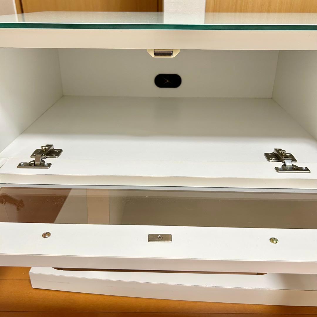 【NITORI】 ホワイトテレビボード 左右収納　送料込みでお値段ギリギリです