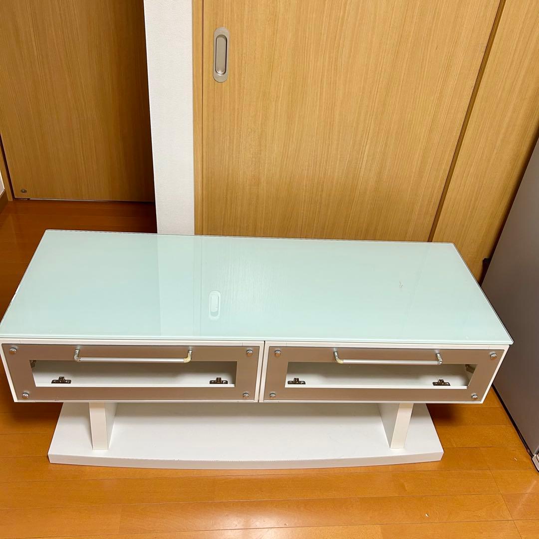 【NITORI】 ホワイトテレビボード 左右収納　送料込みでお値段ギリギリです