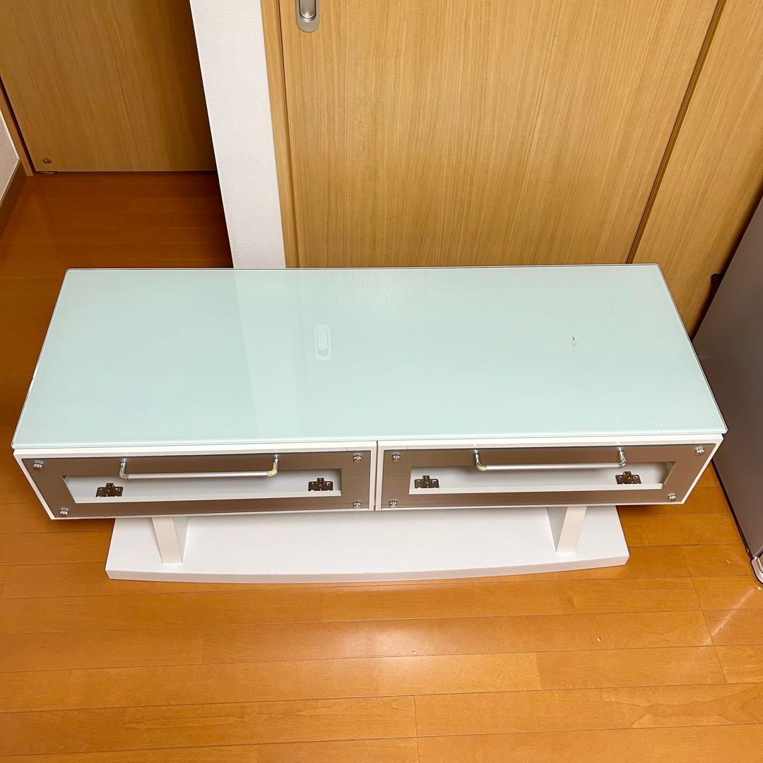 【NITORI】 ホワイトテレビボード 左右収納　送料込みでお値段ギリギリです