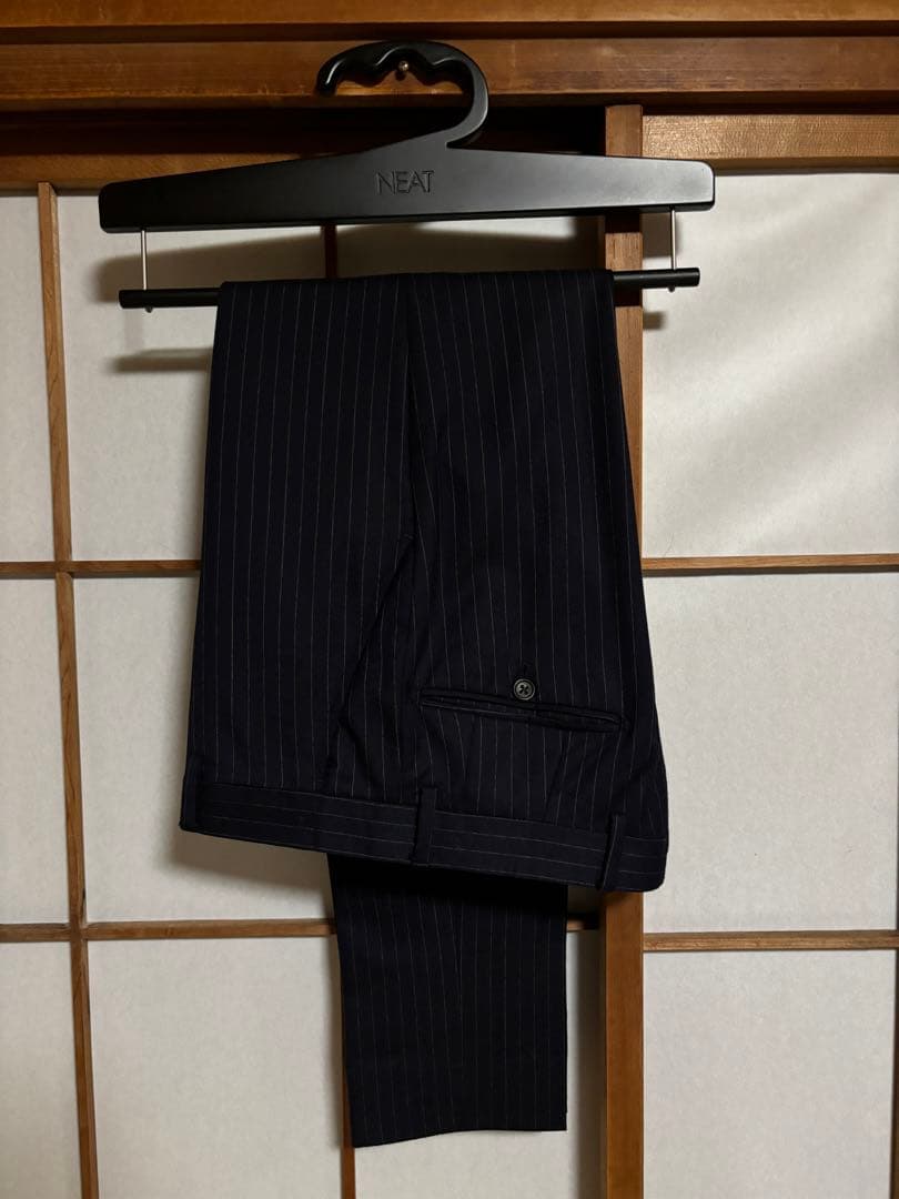 ラ*ン様 Sartoria Partenopea パルテノペア ネイビー スーツ