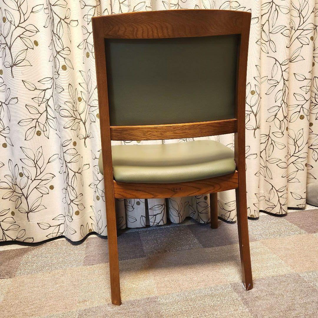 美品　浜本工芸　ダイニングチェア　皇室御用達　椅子　老舗工房による日本製