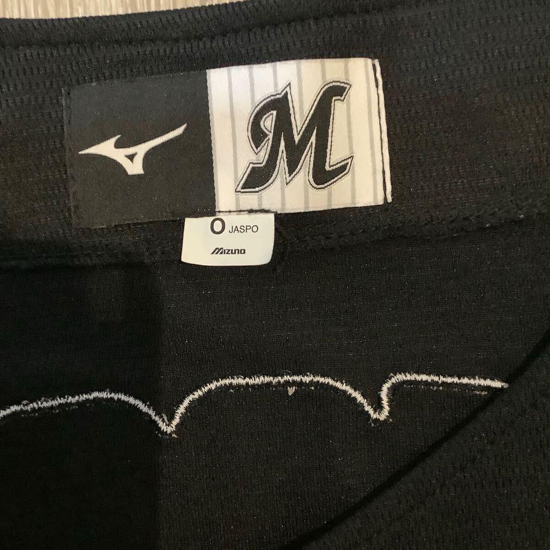 千葉ロッテマリーンズ　友杉篤輝　ブラックサマーユニフォーム　Oサイズ