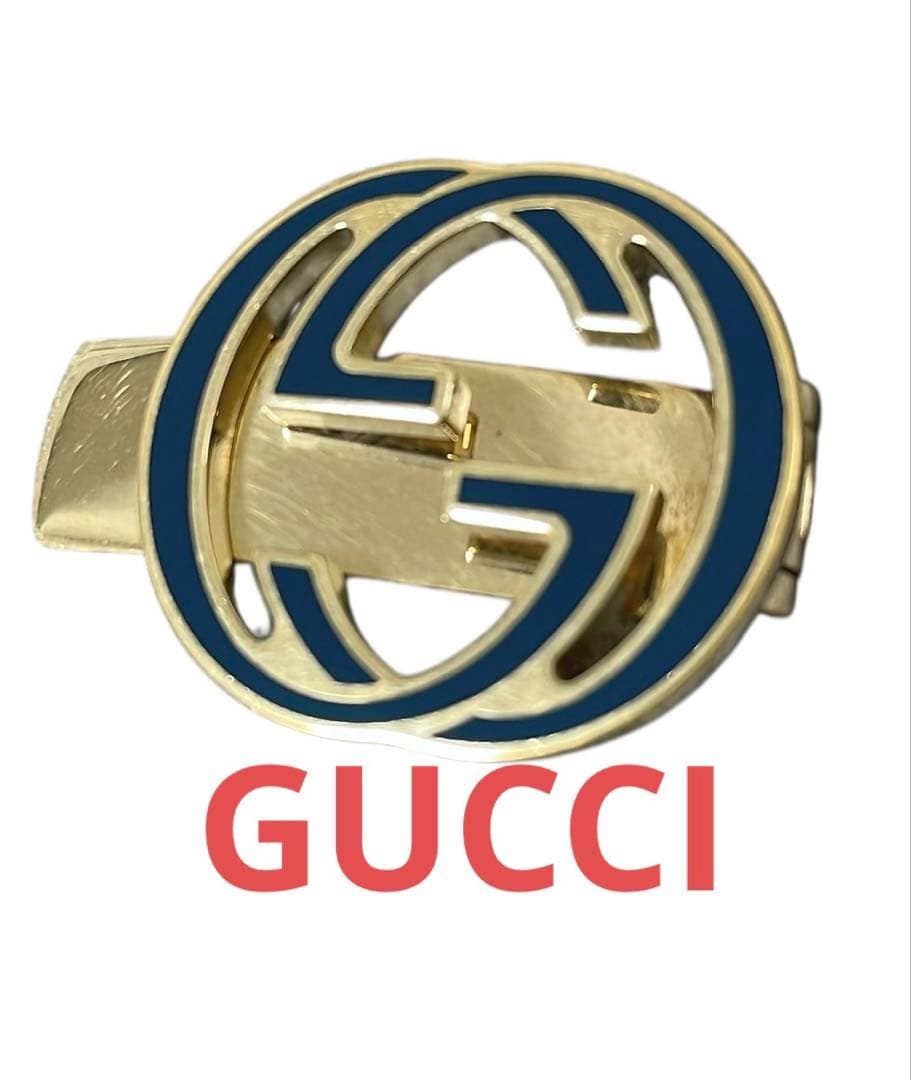 GUCCI ゴールド マネークリップ　マネー　グッチ　美品　クリップ　財布