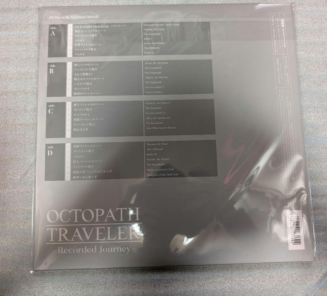 オクトパストラベラー　lp アナログレコード　西木康智直筆サイン入り　新品未開封