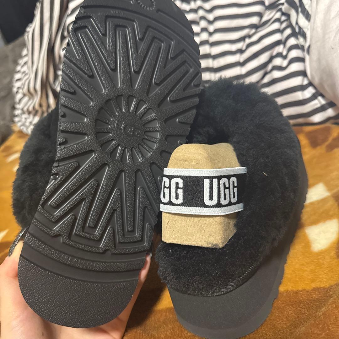UGG ブラック ファンケット