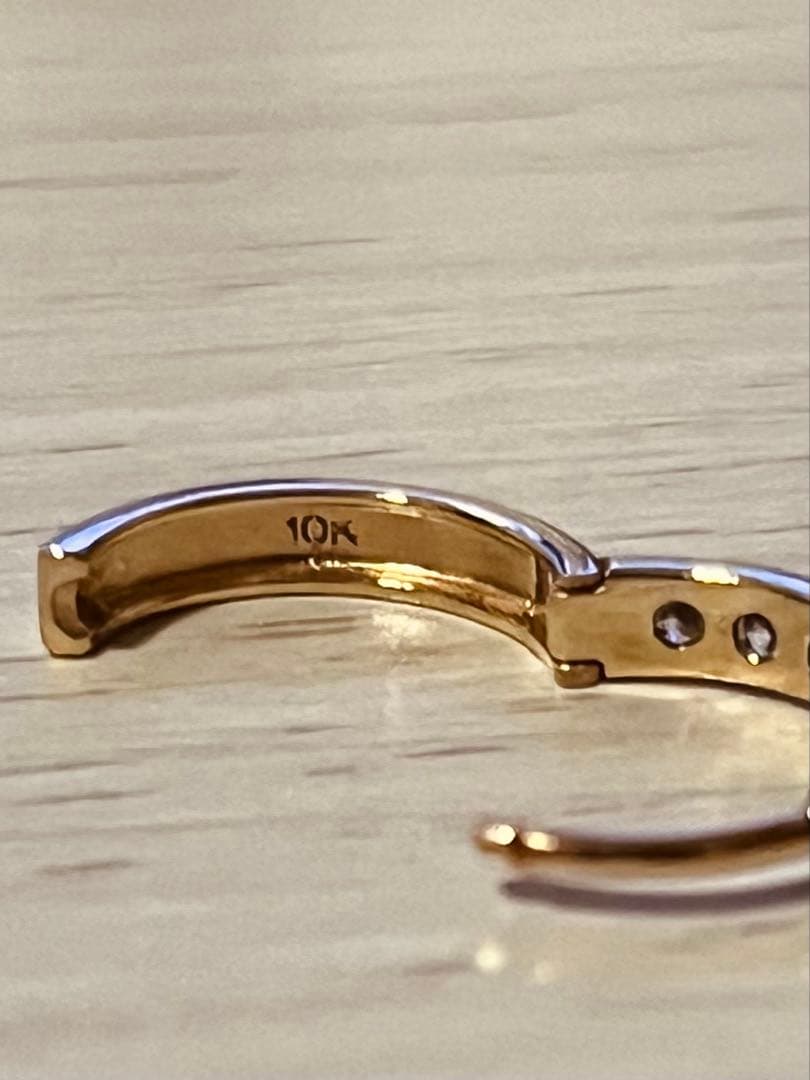 AVALANCHE 10K YG フープピアス 13mm