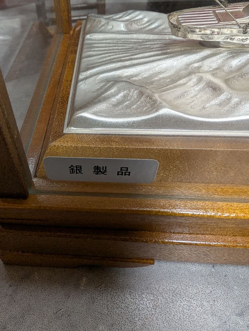 銀製　純度98.5％　 ヨット置物