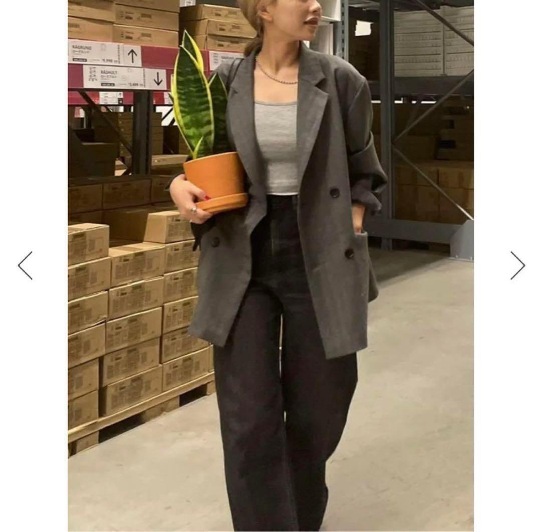 ジャケット・アウター lovint Handsam double jacket mideal