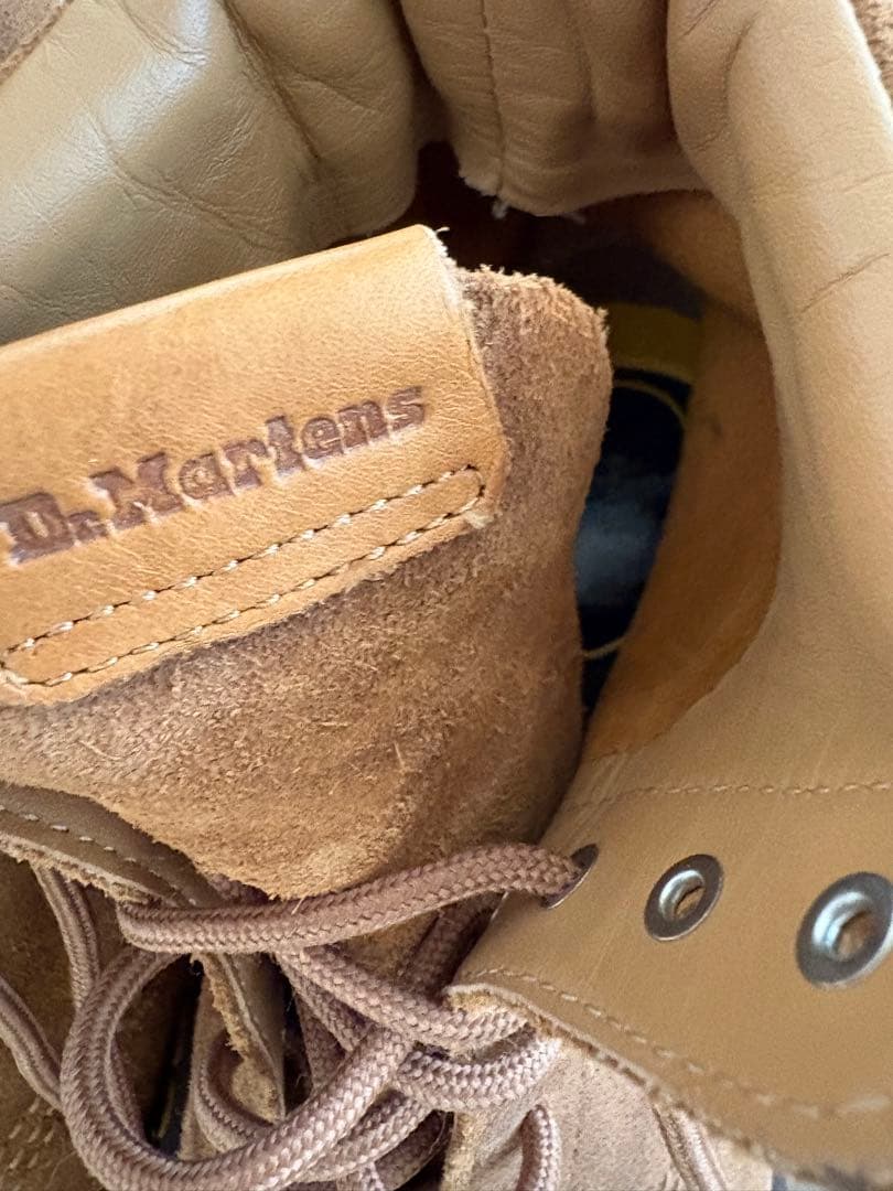 Dr. Martens スエードワークブーツ ベージュ　サイズ8