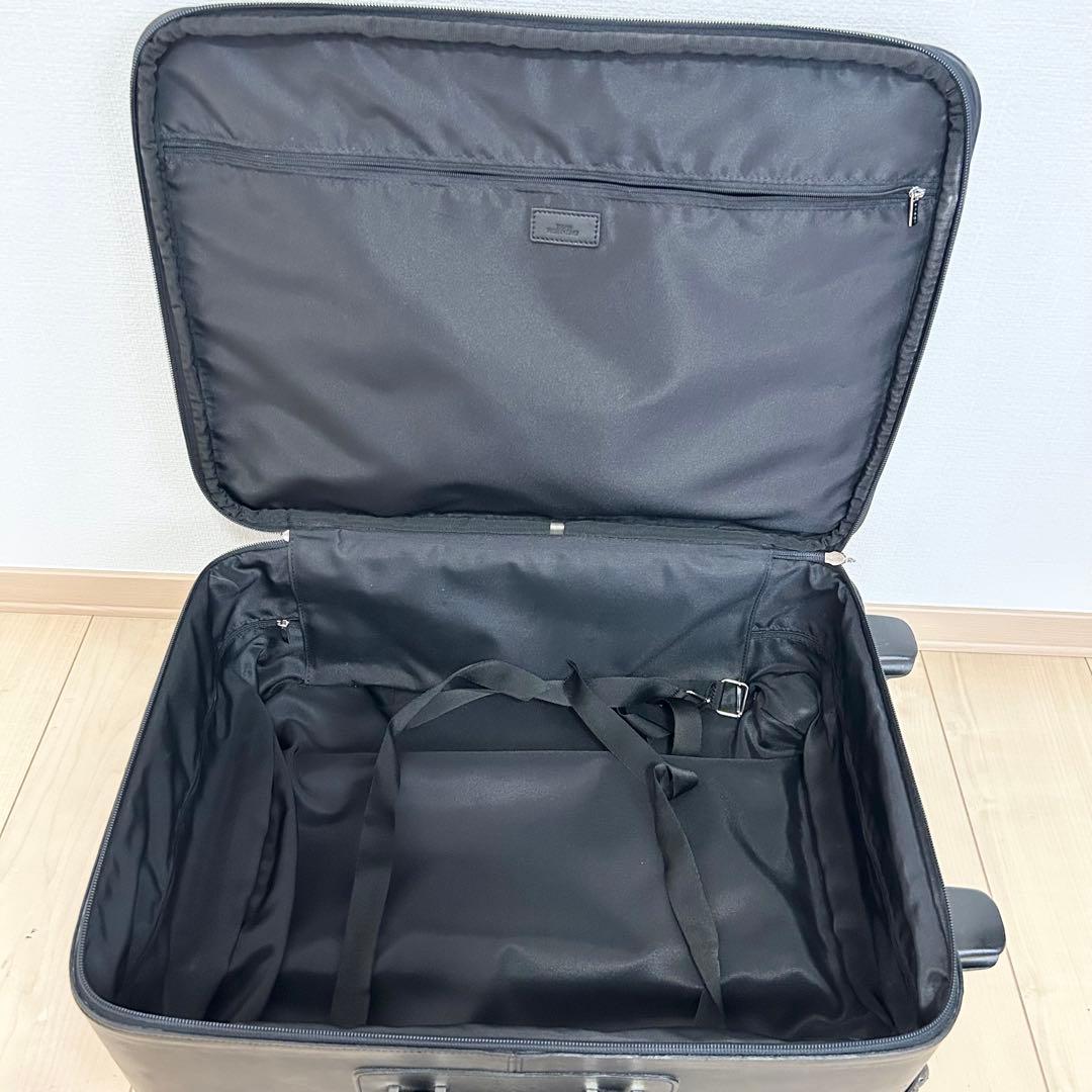 希少✨ ロエベ アナグラム キャリーケース ブラック レザー 大容量