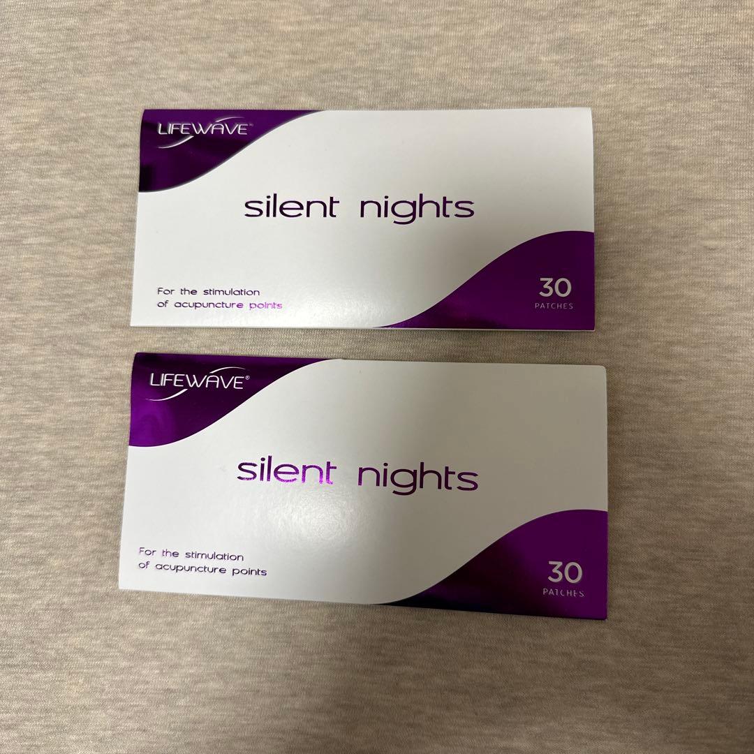 【値下げ！！】新品未使用 ライフウェーブパッチ silentナイト30枚 2個